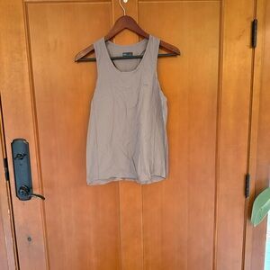 Janji Grayish Taupe Tank Top